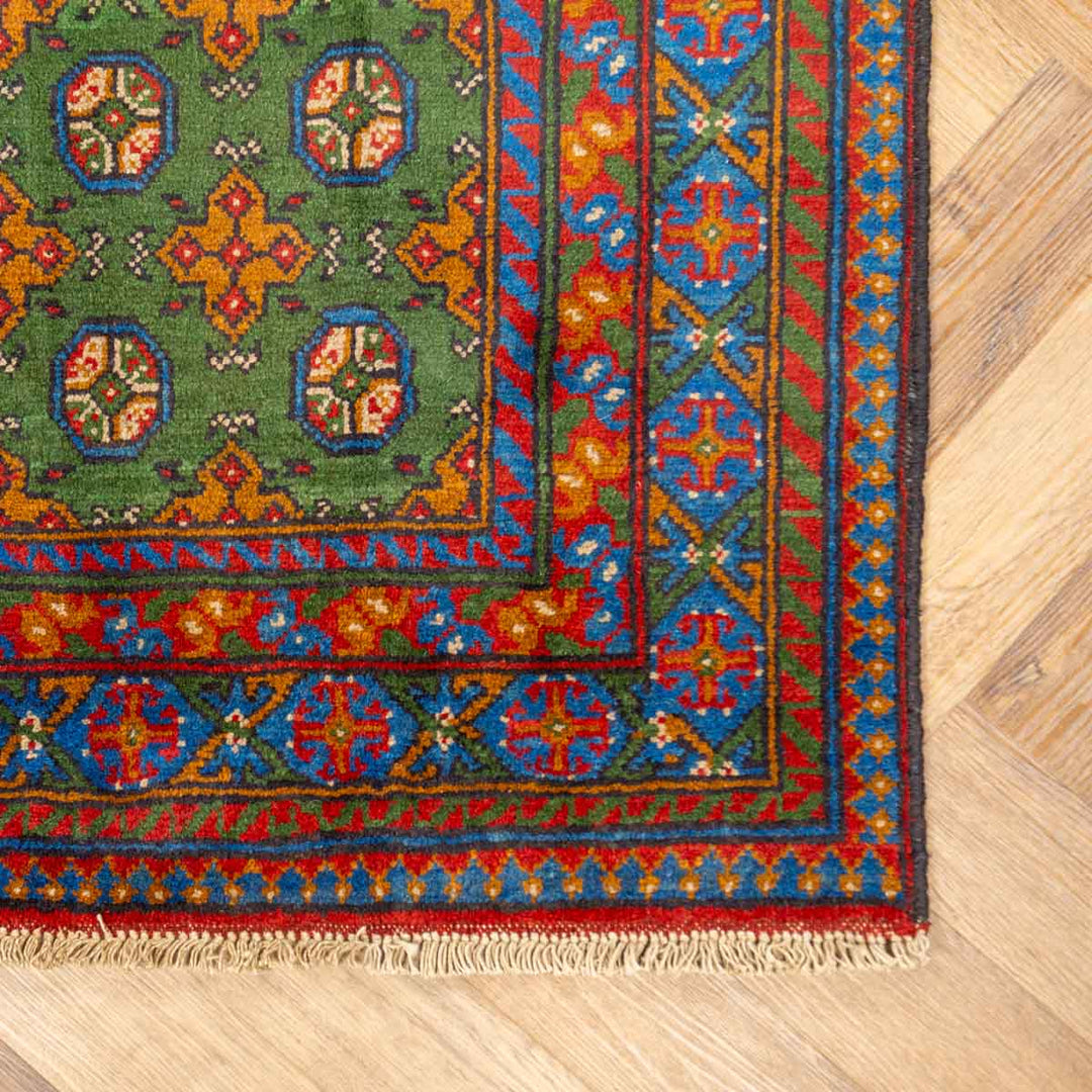 שטיח  אפגני בוכרה 00 ירוק 188*119  | Bokhara Rug