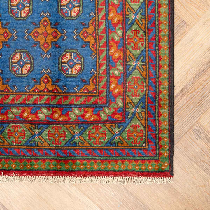 שטיח  אפגני בוכרה 00 כחול 179*126  | Bokhara Rug