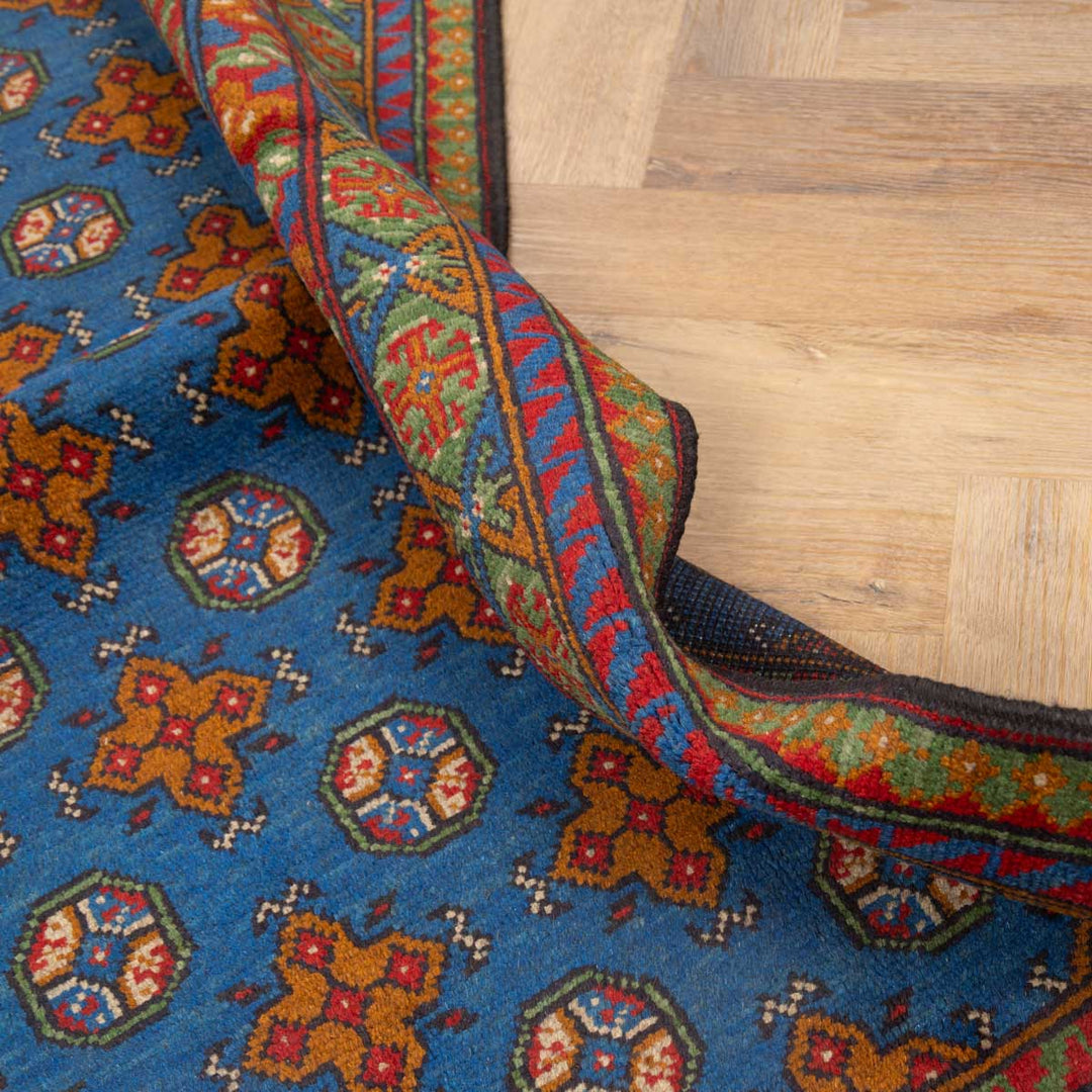 שטיח  אפגני בוכרה 00 כחול 179*126  | Bokhara Rug