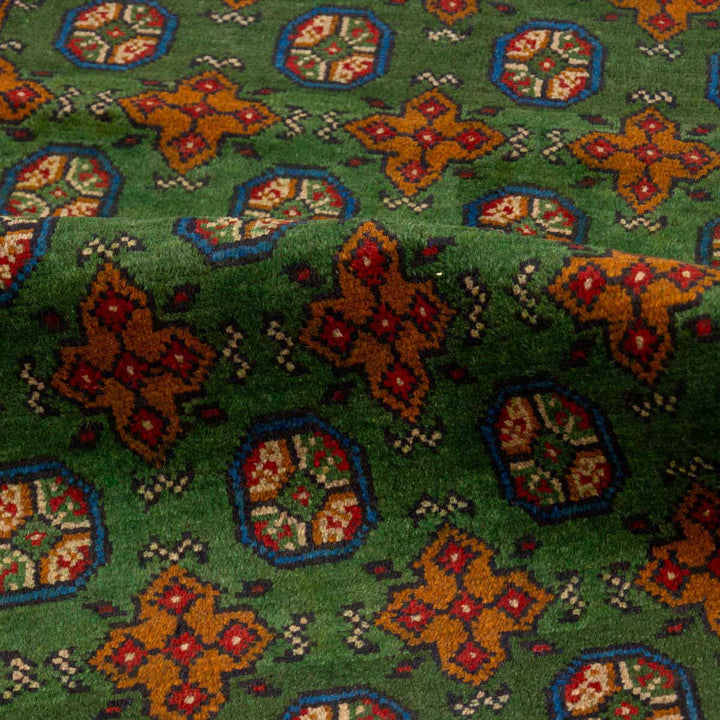 שטיח  אפגני בוכרה 00 ירוק 188*119  | Bokhara Rug