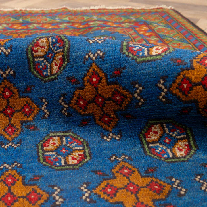 שטיח  אפגני בוכרה 00 כחול 179*126  | Bokhara Rug