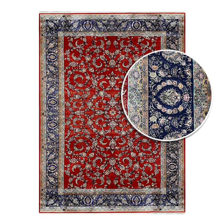 שטיח קום משי 10 אדום | QOM