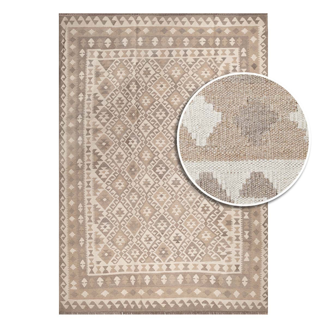 שטיח קילים ענתיק וואש 00 אפור\בז' 293*208