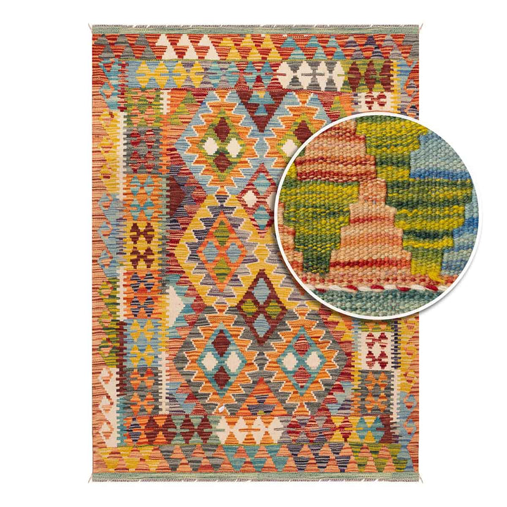 שטיח קילים אפגני 00 צבעוני 147*106