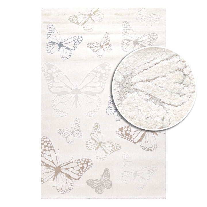 שטיח פרפר 01 קרם