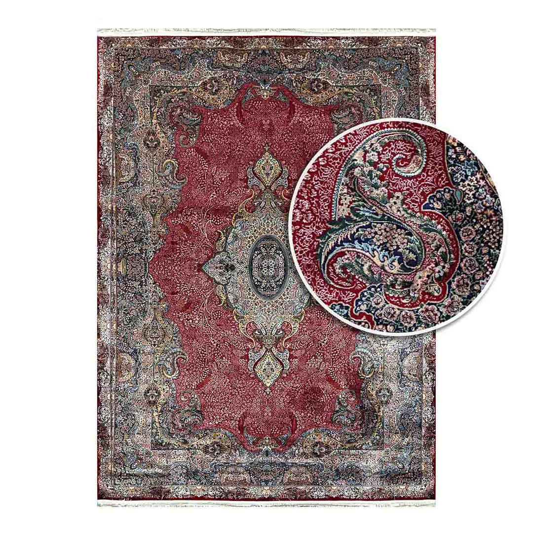 שטיח קום משי 04 אדום | QOM