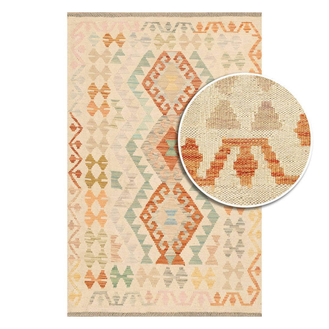 שטיח קילים אפגני 00 צבעוני 150*102