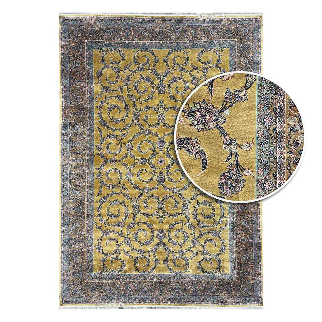 שטיח קום משי 05 בז'| QOM