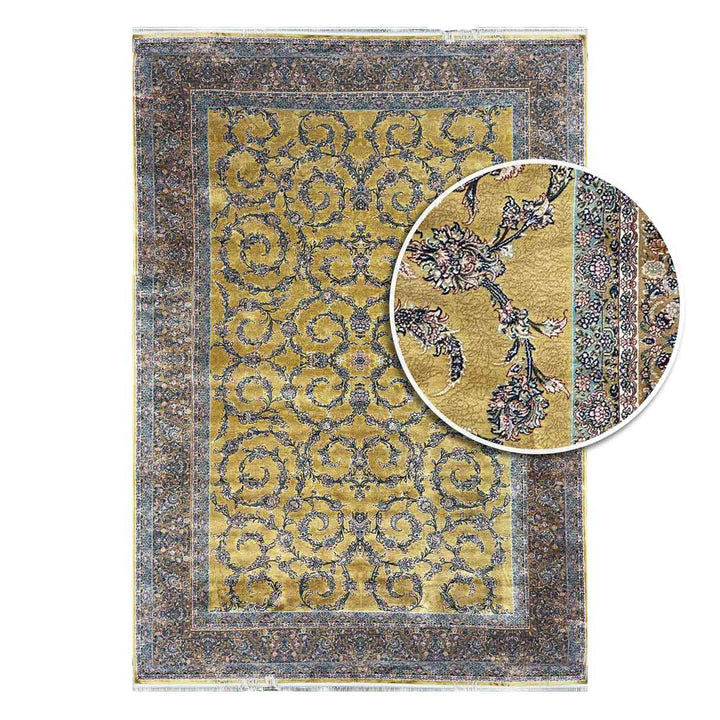 שטיח קום משי 05 בז'| QOM