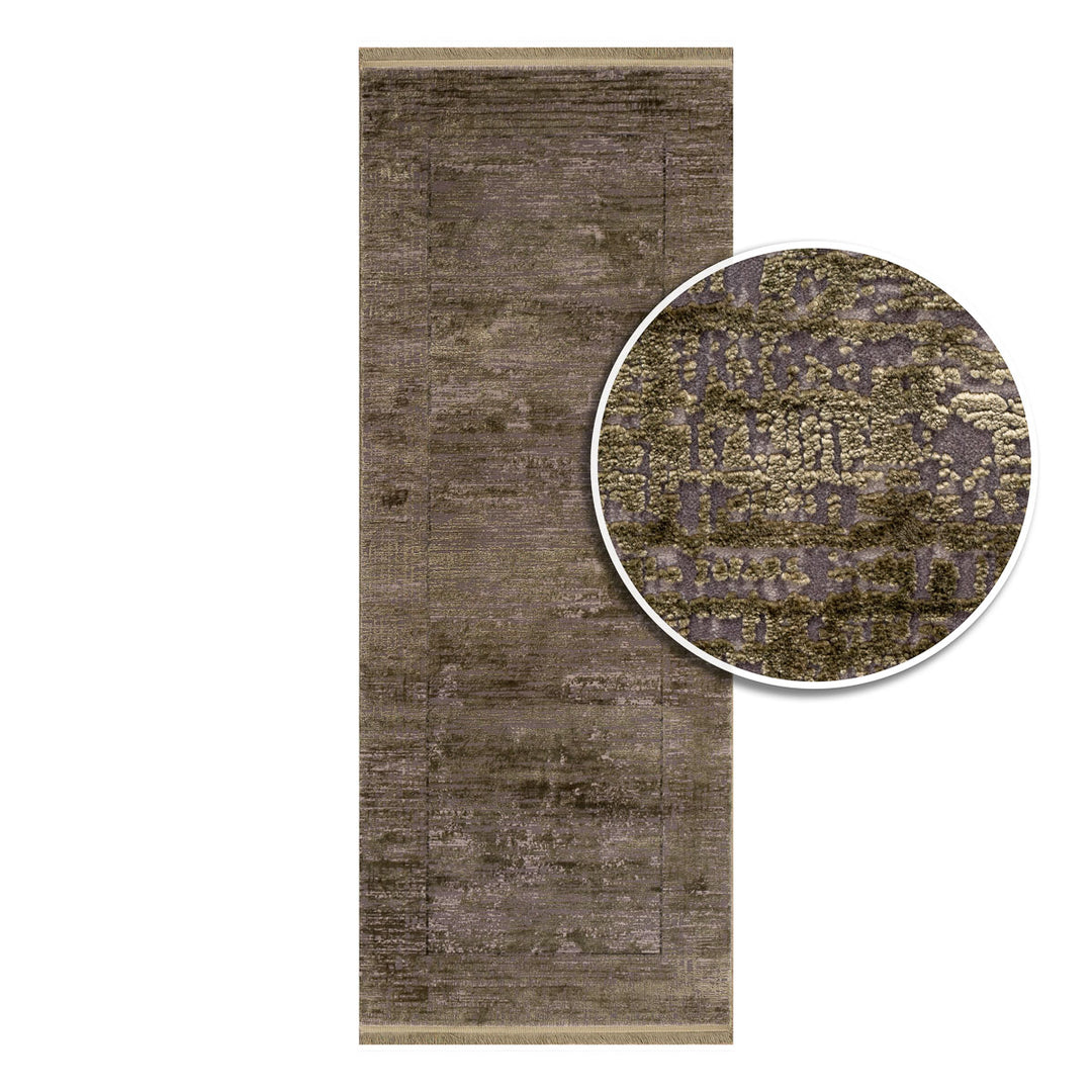 שטיח נול בוטיק 28 ירוק ראנר | Nool boutique