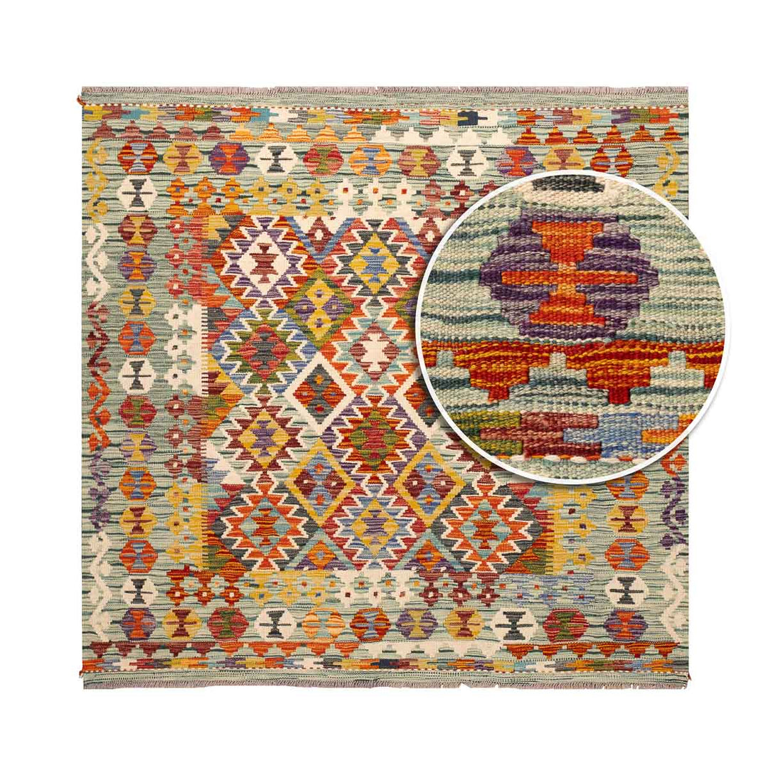 שטיח קילים אפגני 00 צבעוני 155*146