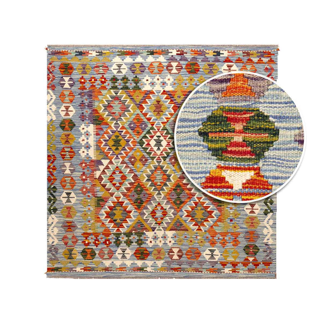 שטיח קילים אפגני 00 צבעוני 155*150