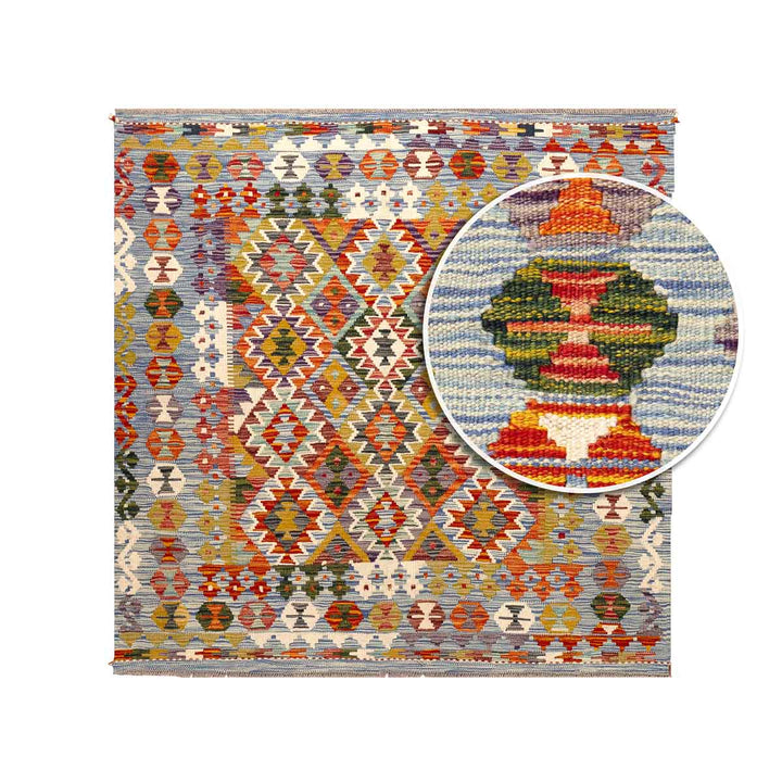 שטיח קילים אפגני 00 צבעוני 155*150