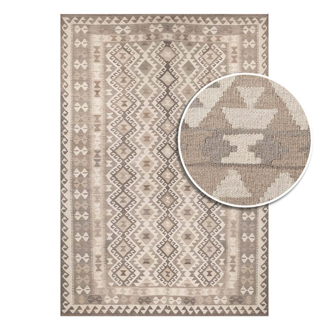 שטיח קילים ענתיק וואש 00 אפור\בז' 248*172