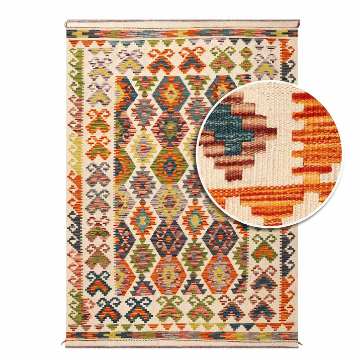 שטיח קילים אפגני 00 צבעוני 198*141