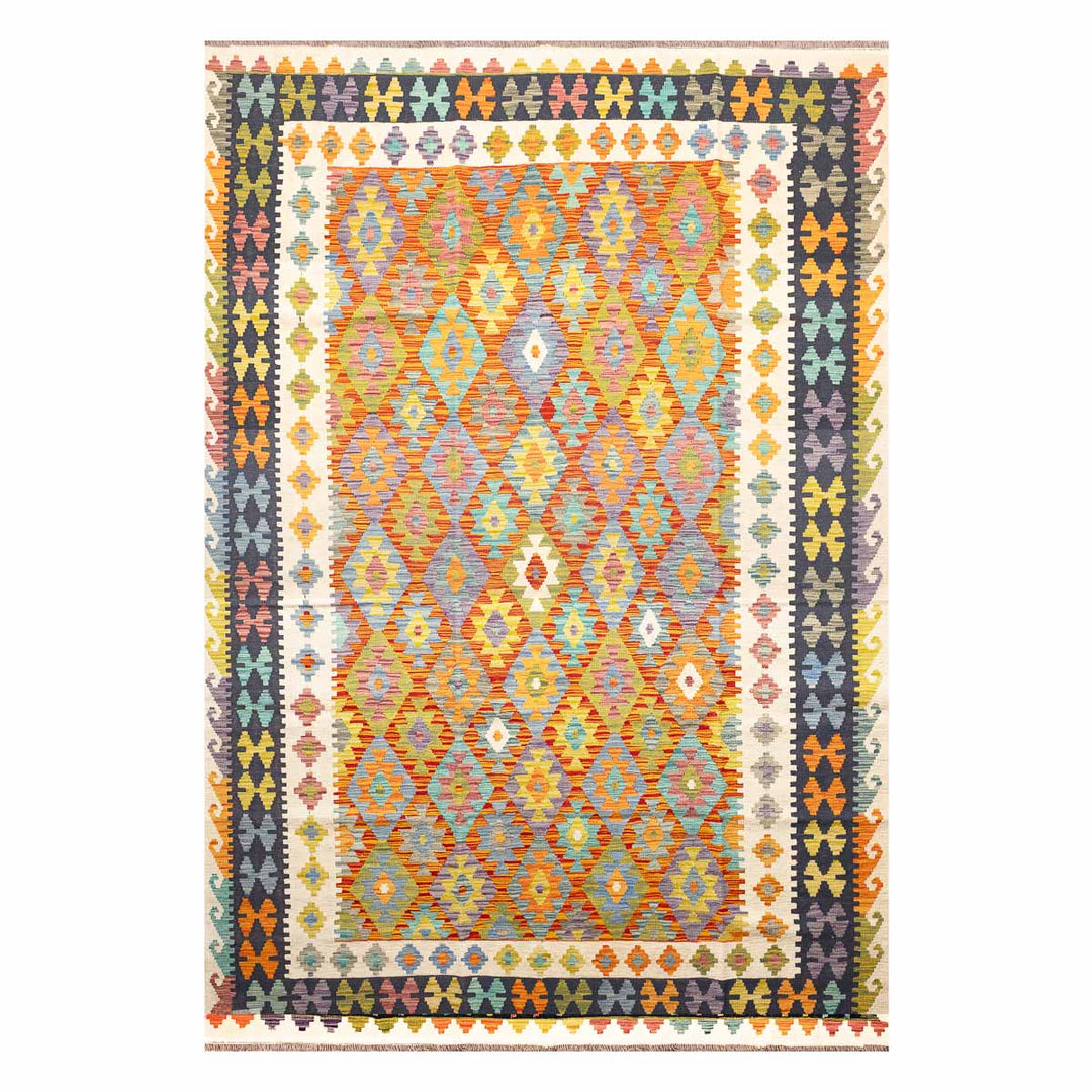 שטיח קילים אפגני 00 צבעוני 303*209