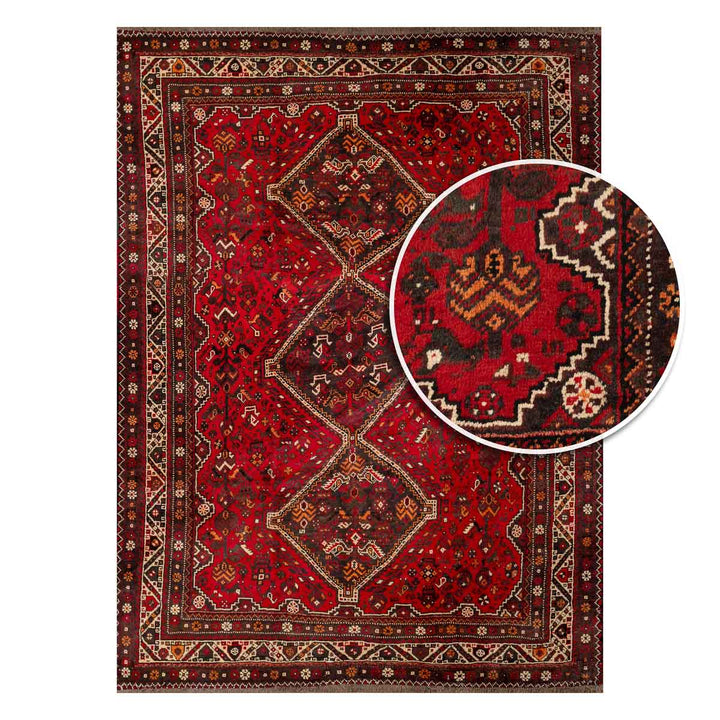 שטיח שירז פרסי 00 אדום 295*221| Shiraz