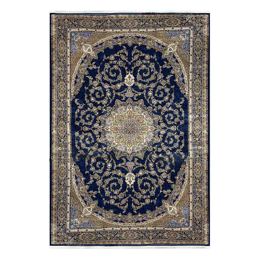 שטיח קום משי 09 כחול | QOM