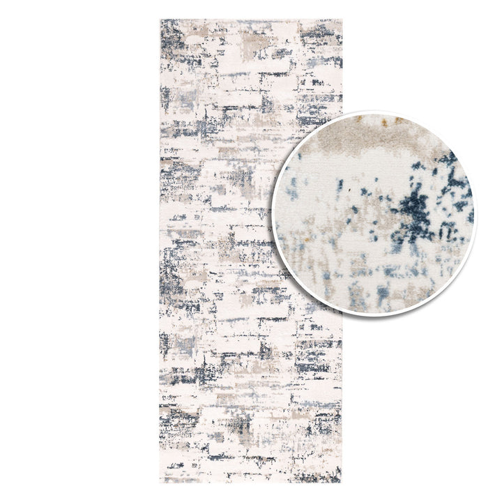 שטיח טוקיו 02 קרם\טורקיז ראנר | Tokyo