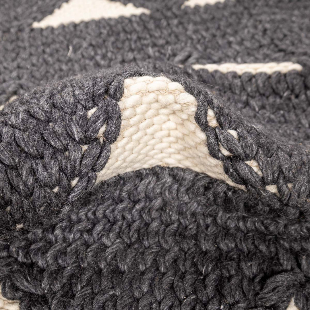 שטיח צמר 06 אפור\קרם | Zemer