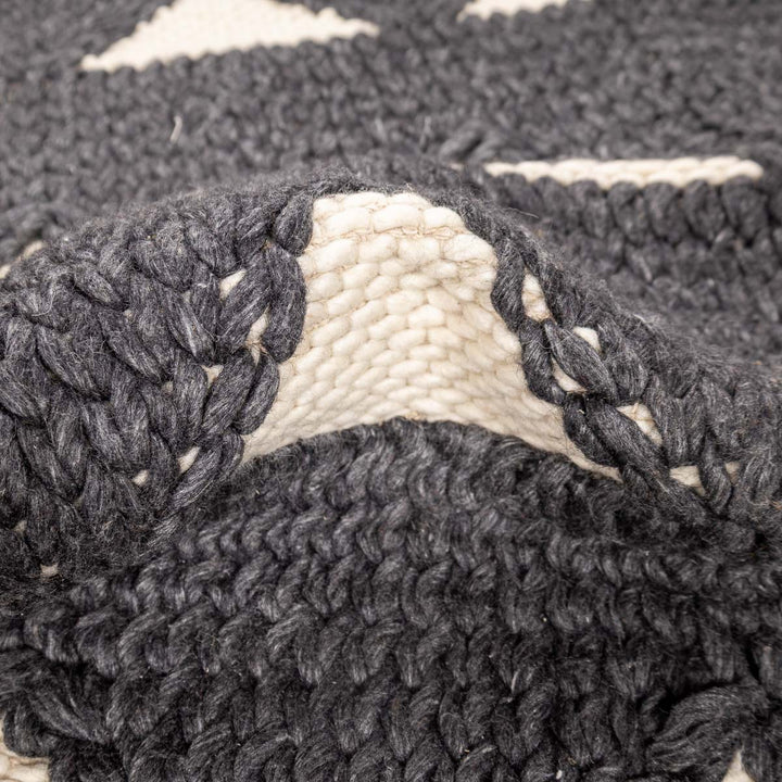 שטיח צמר 06 אפור\קרם | Zemer