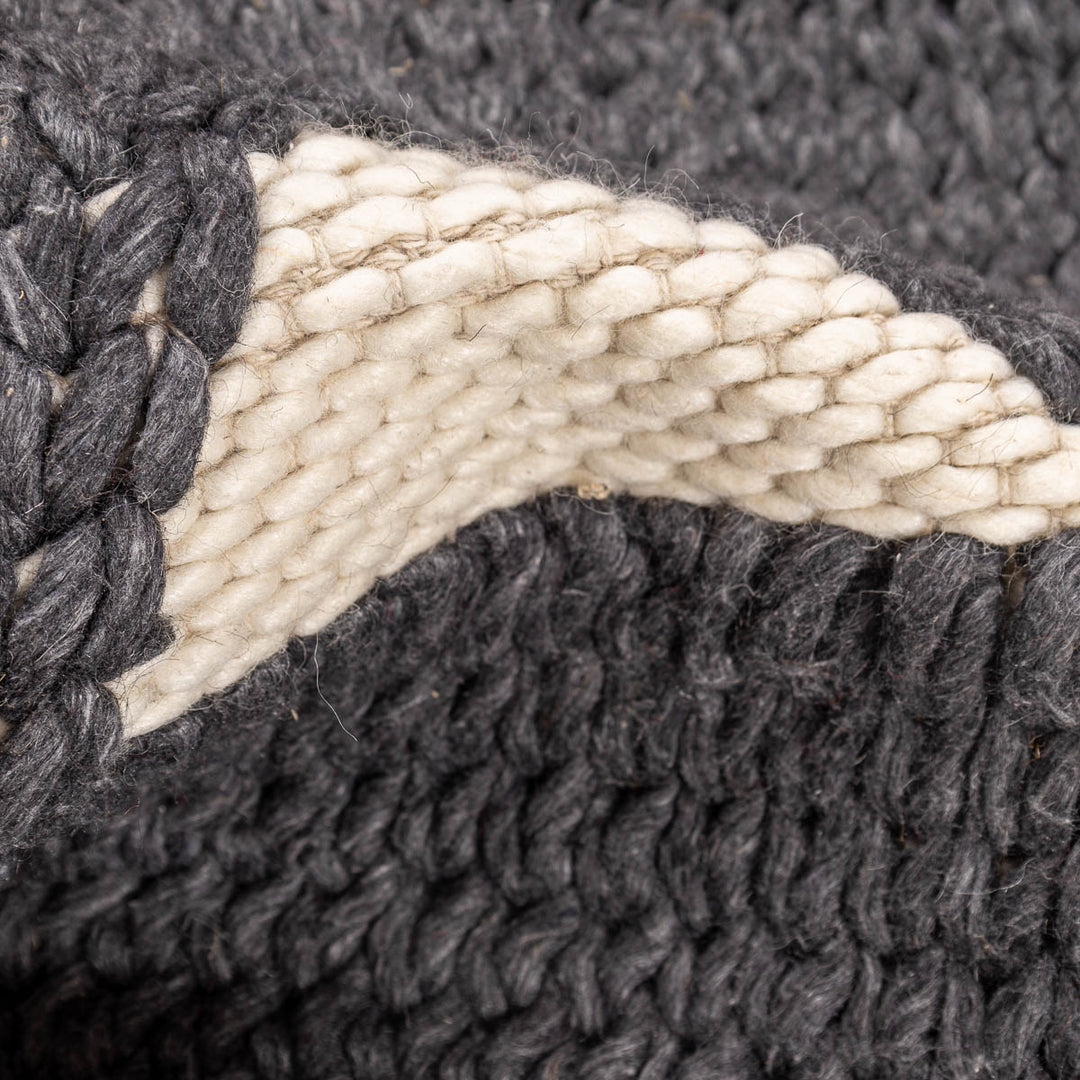 שטיח צמר 06 אפור\קרם | Zemer