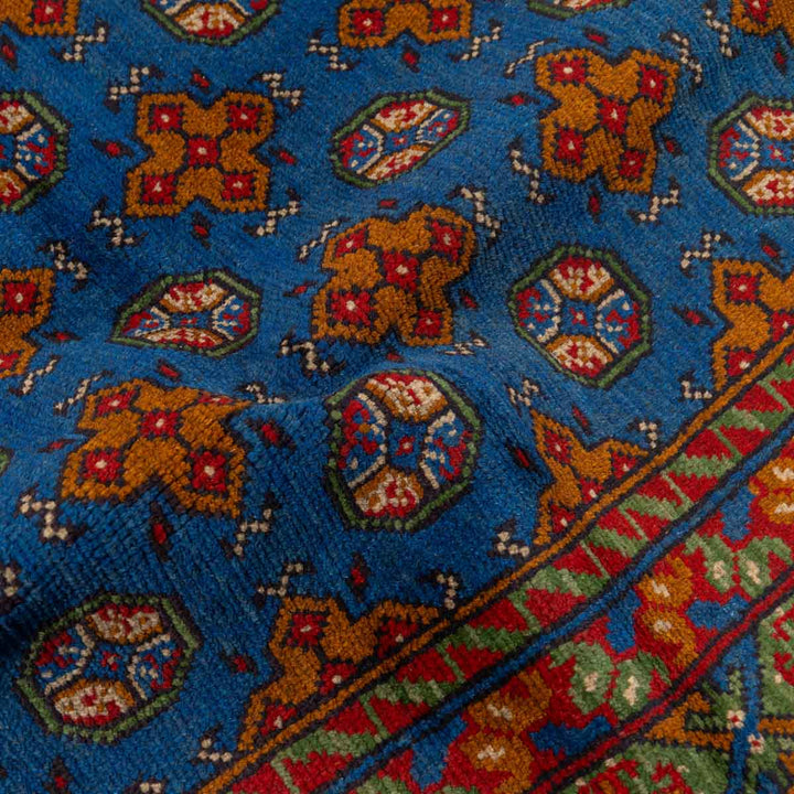 שטיח  אפגני בוכרה 00 כחול 179*126  | Bokhara Rug