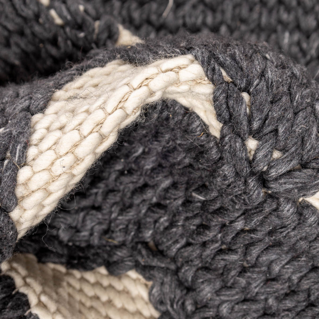 שטיח צמר 06 אפור\קרם | Zemer