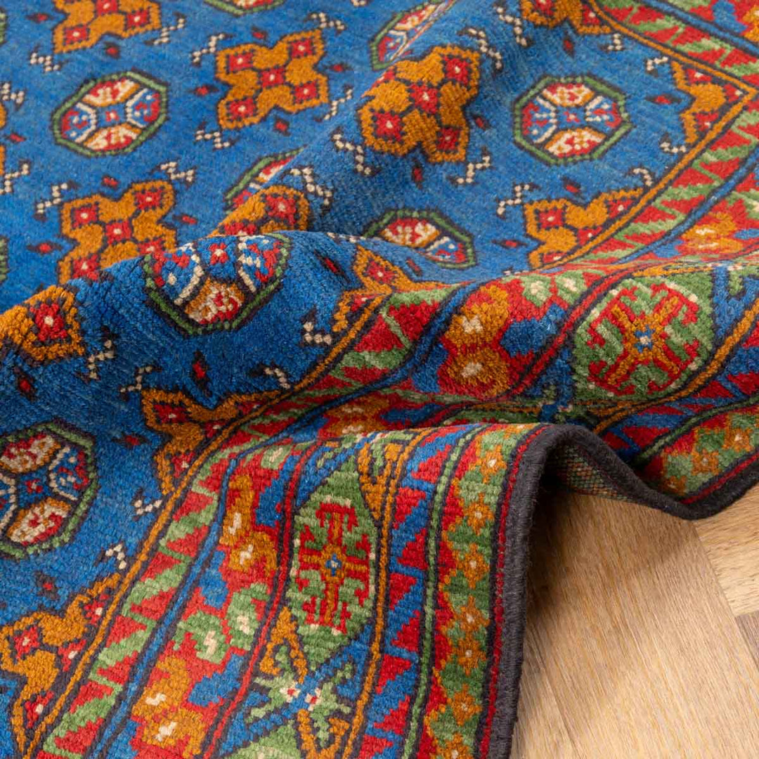 שטיח  אפגני בוכרה 00 כחול 179*126  | Bokhara Rug