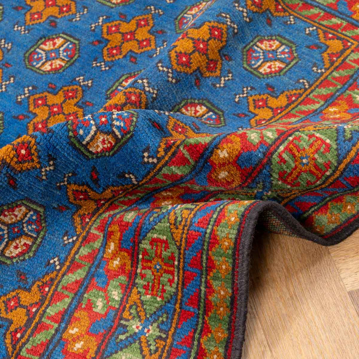 שטיח  אפגני בוכרה 00 כחול 179*126  | Bokhara Rug