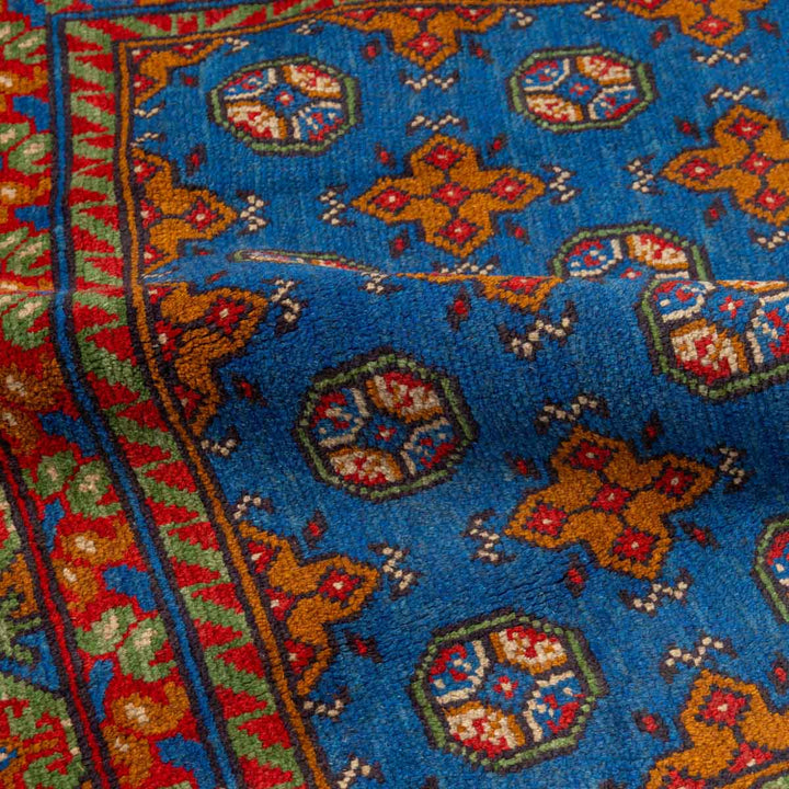 שטיח  אפגני בוכרה 00 כחול 179*126  | Bokhara Rug