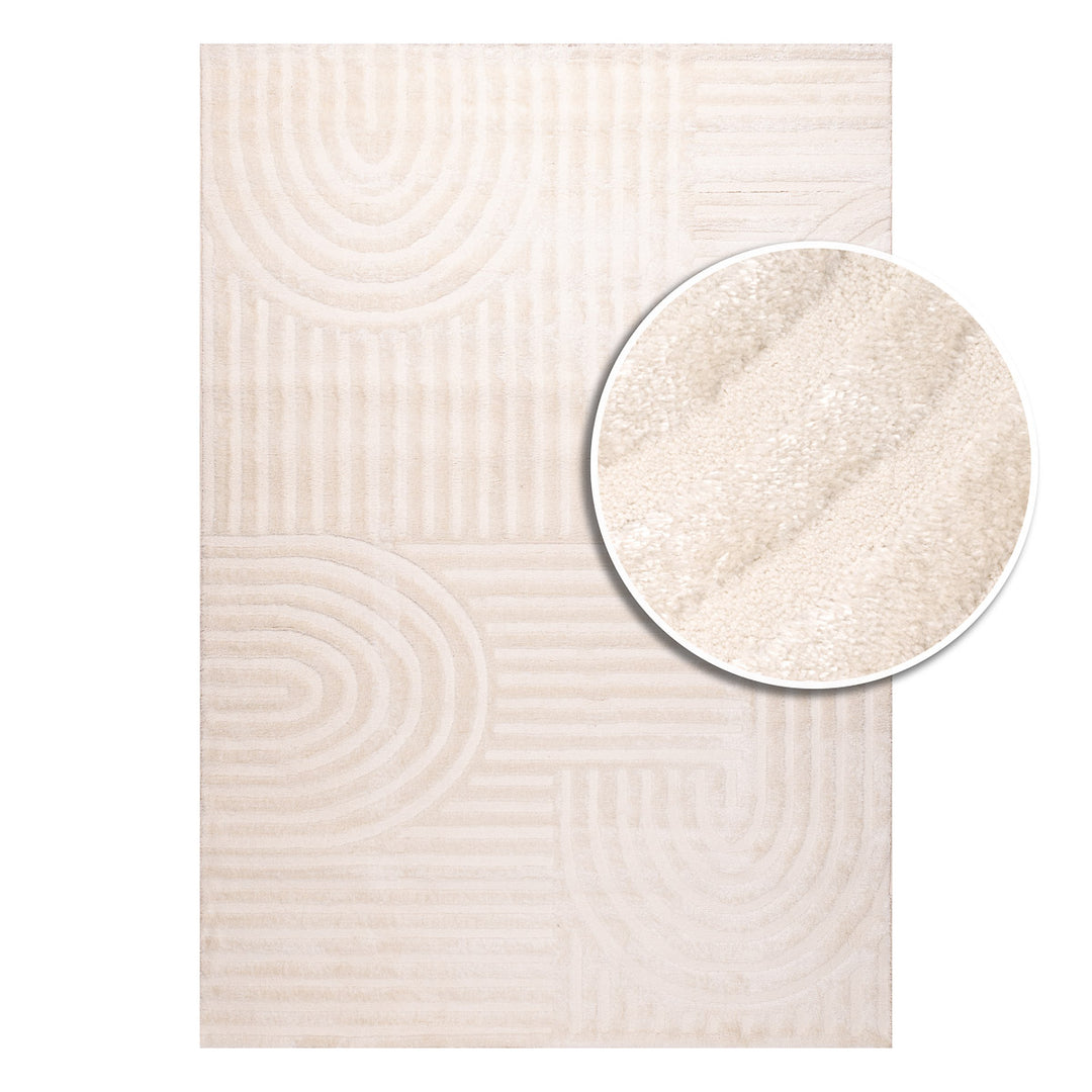 שטיח לורן 01 קרם | Lauren