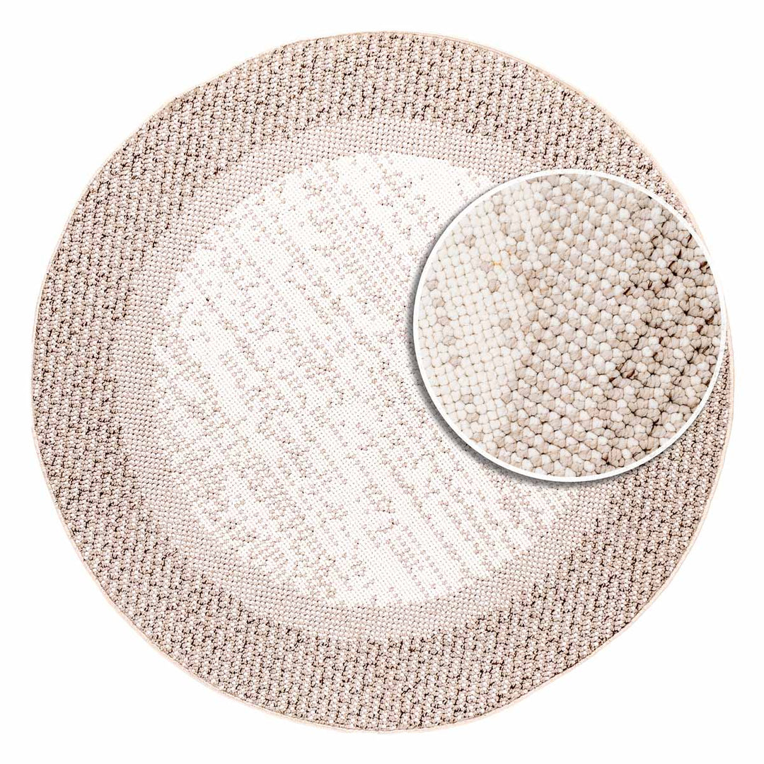 שטיח טלרה 21 בז' עגול| Talara