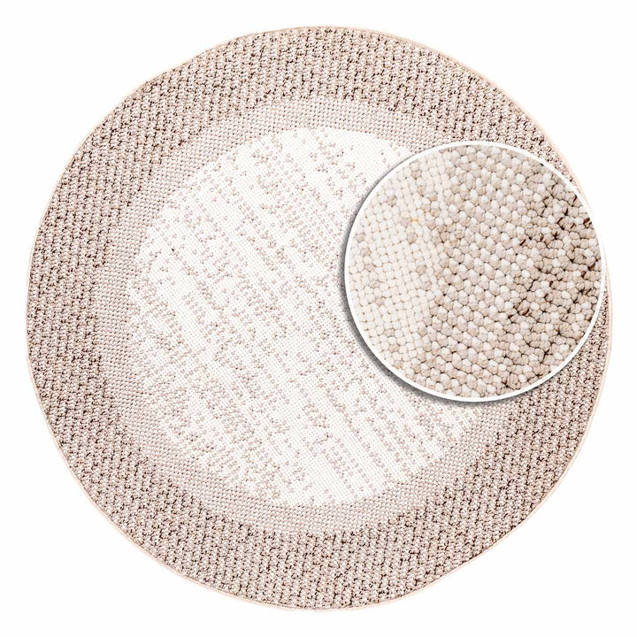 שטיח טלרה 21 בז' עגול| Talara