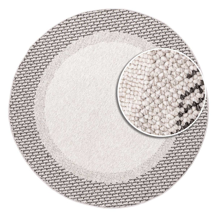 שטיח טלרה 21 אפור עגול| Talara