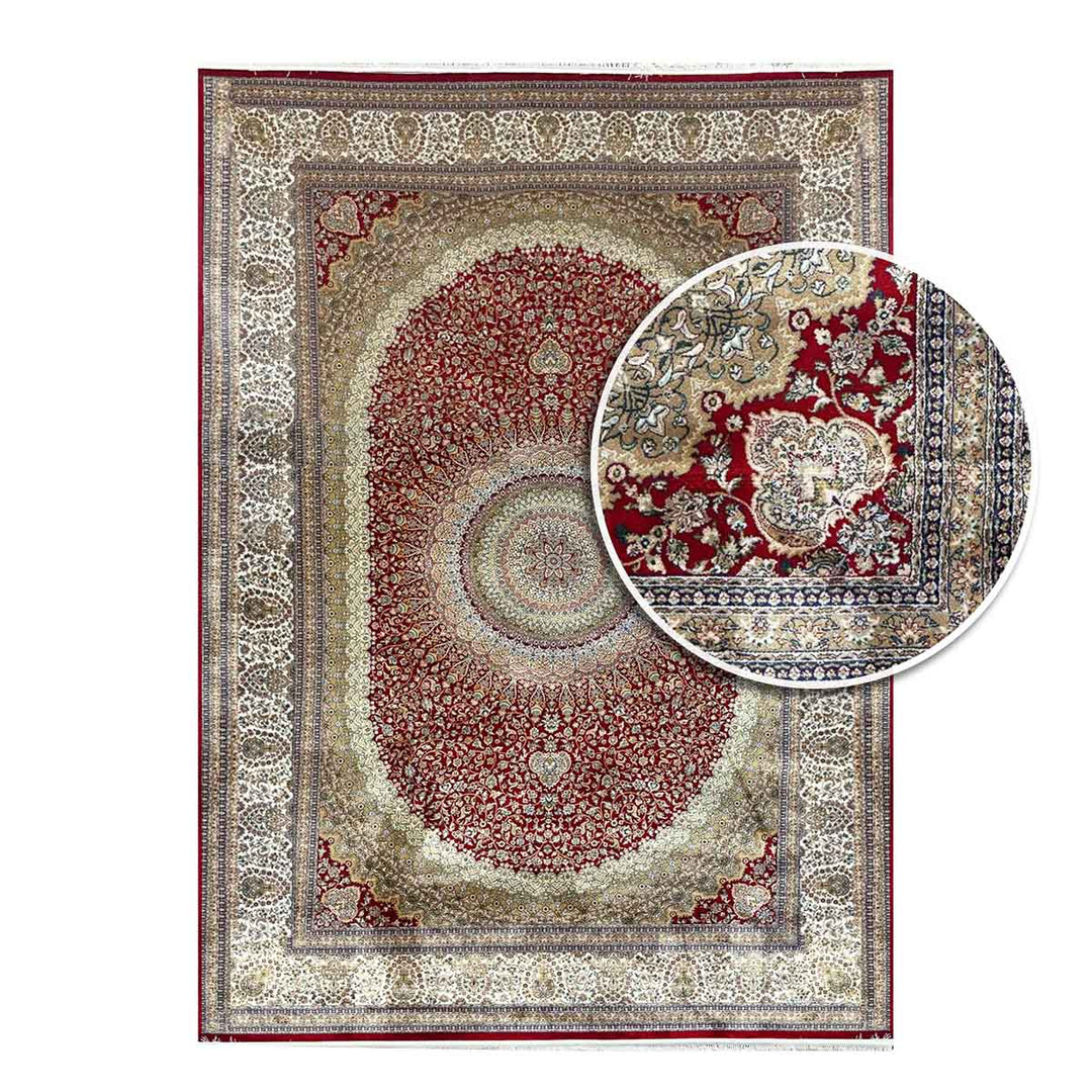 שטיח קום משי 03 אדום | QOM