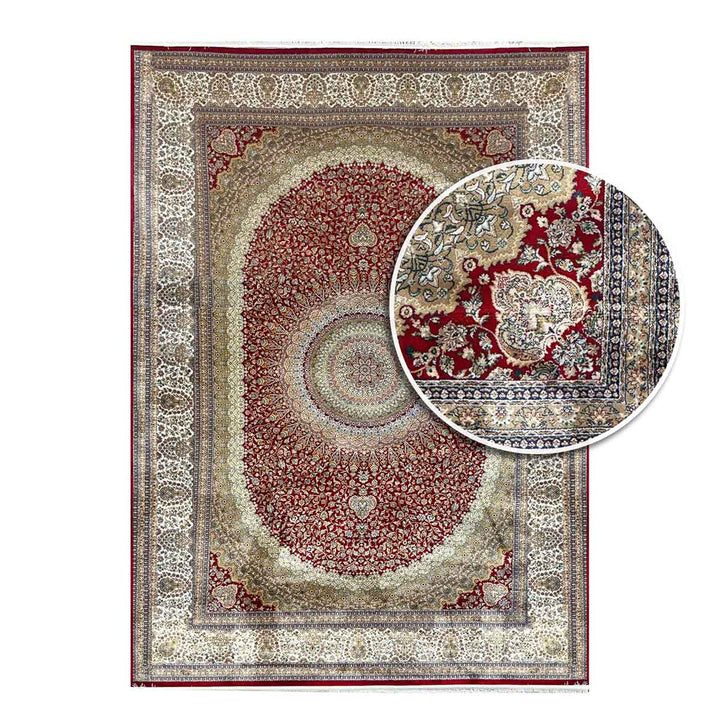 שטיח קום משי 03 אדום | QOM