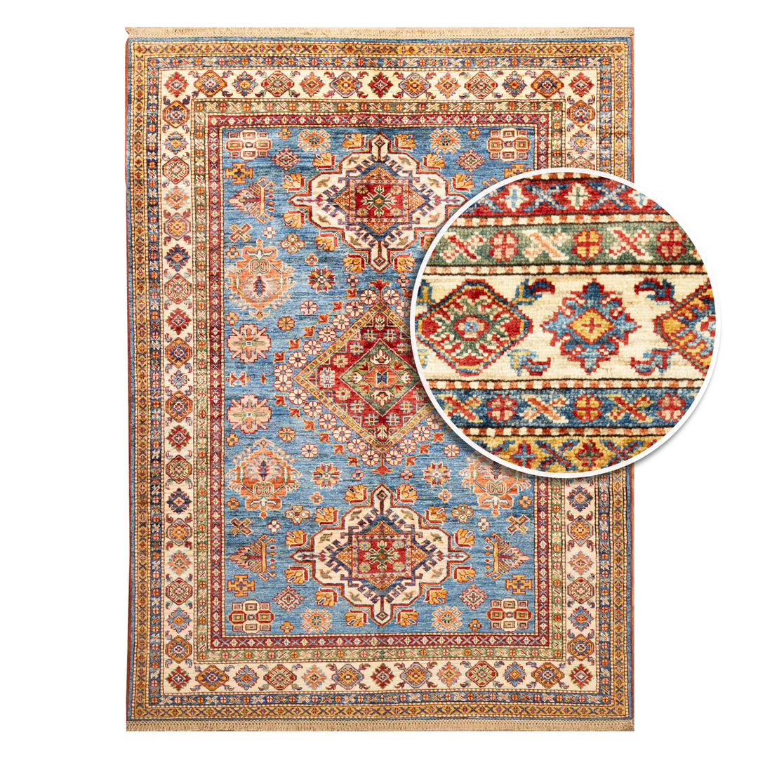 שטיח סופר קזאק 00 כחול 204*149 | Super Kazak
