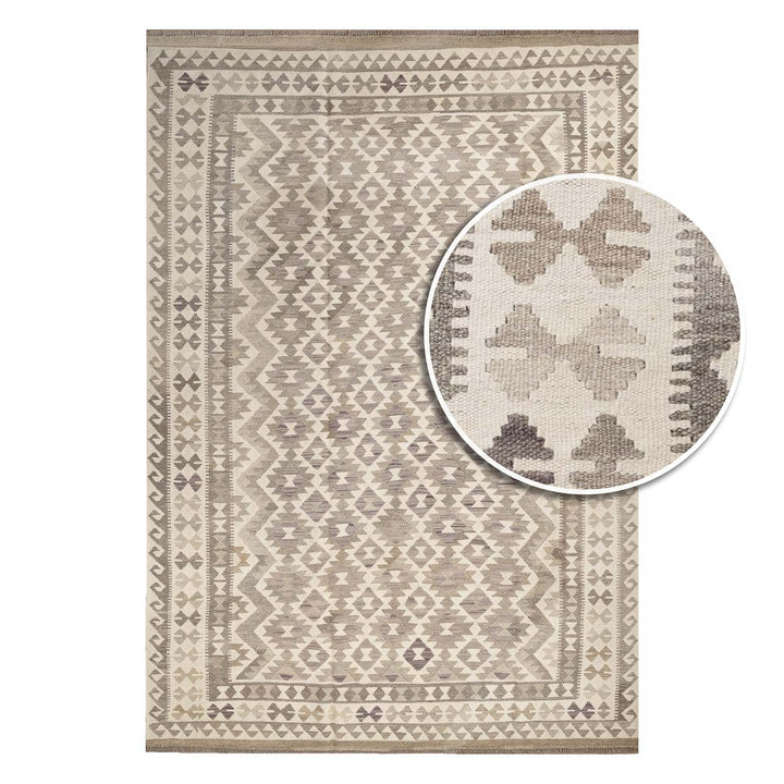 שטיח קילים ענתיק וואש 00 אפור 296*204