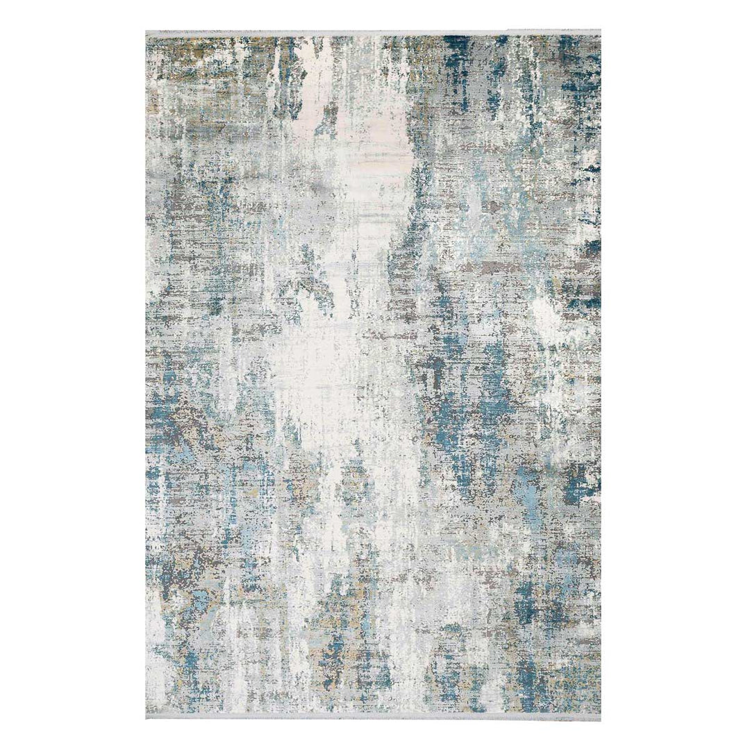 שטיח נול פרמיום 10 אפור/טורקיז | Nool Premium