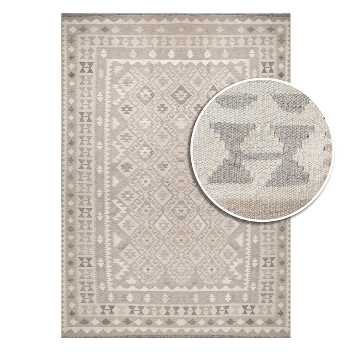 שטיח קילים ענתיק וואש 00 אפור\בז' 295*213