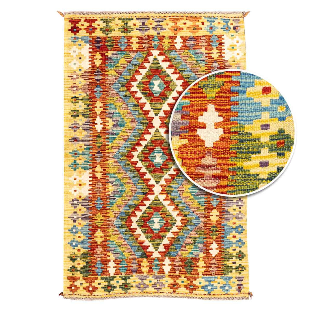 שטיח קילים אפגני 00 צבעוני 120*77