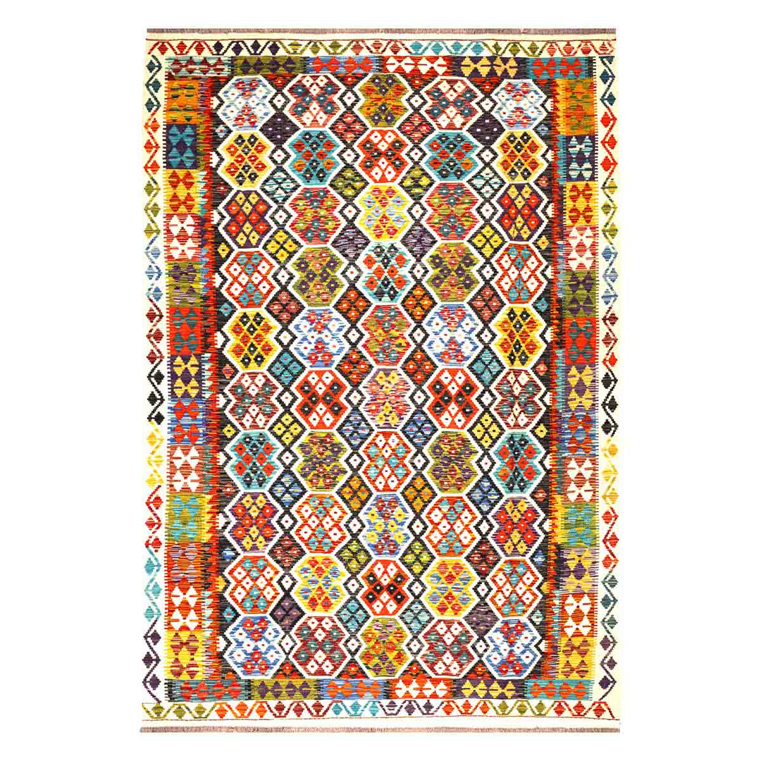 שטיח קילים אפגני 00 צבעוני 290*202