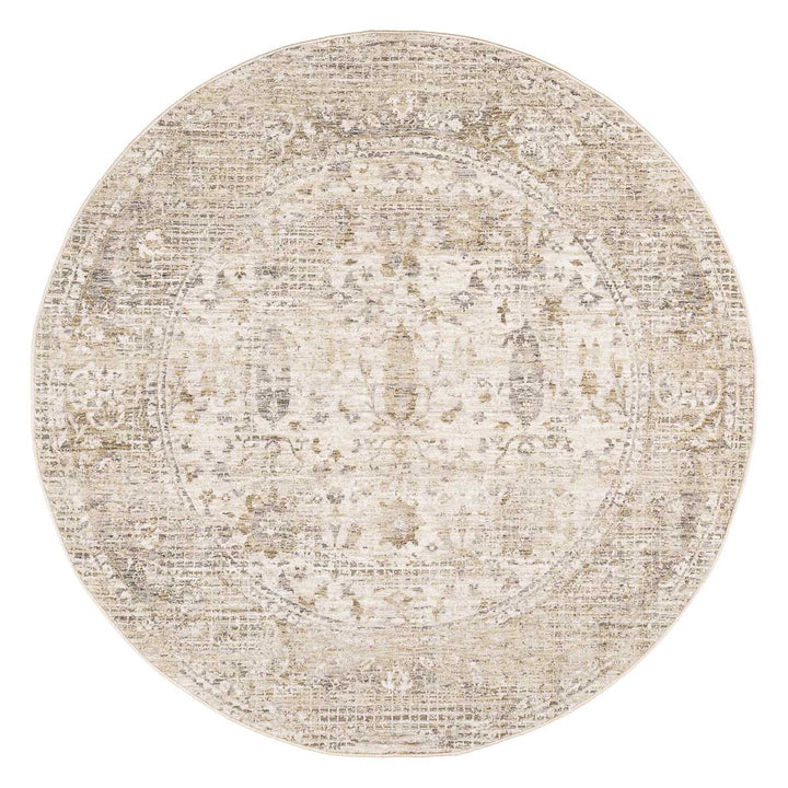 שטיח הריטאז' 07 אפור עגול | Heritage