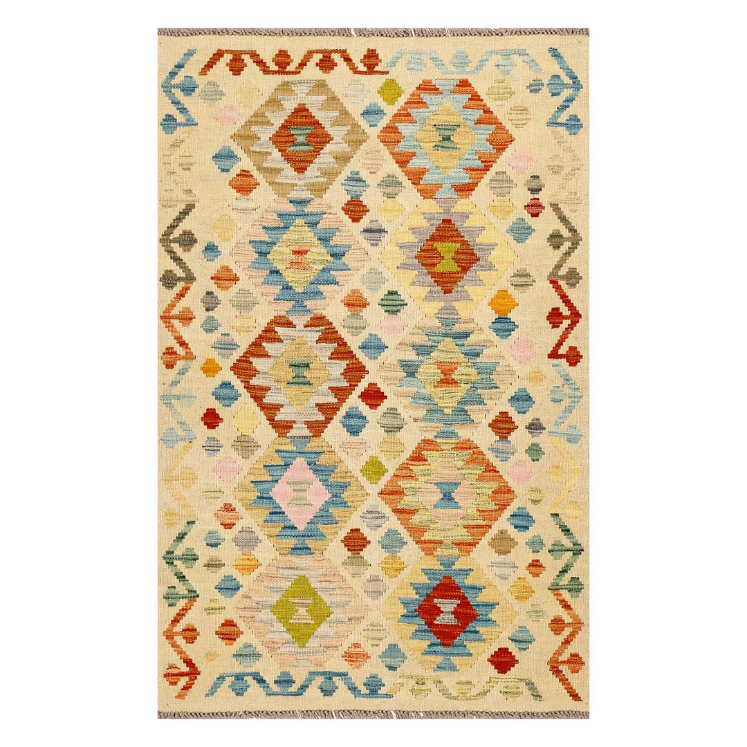 שטיח קילים אפגני 00 צבעוני 152*100