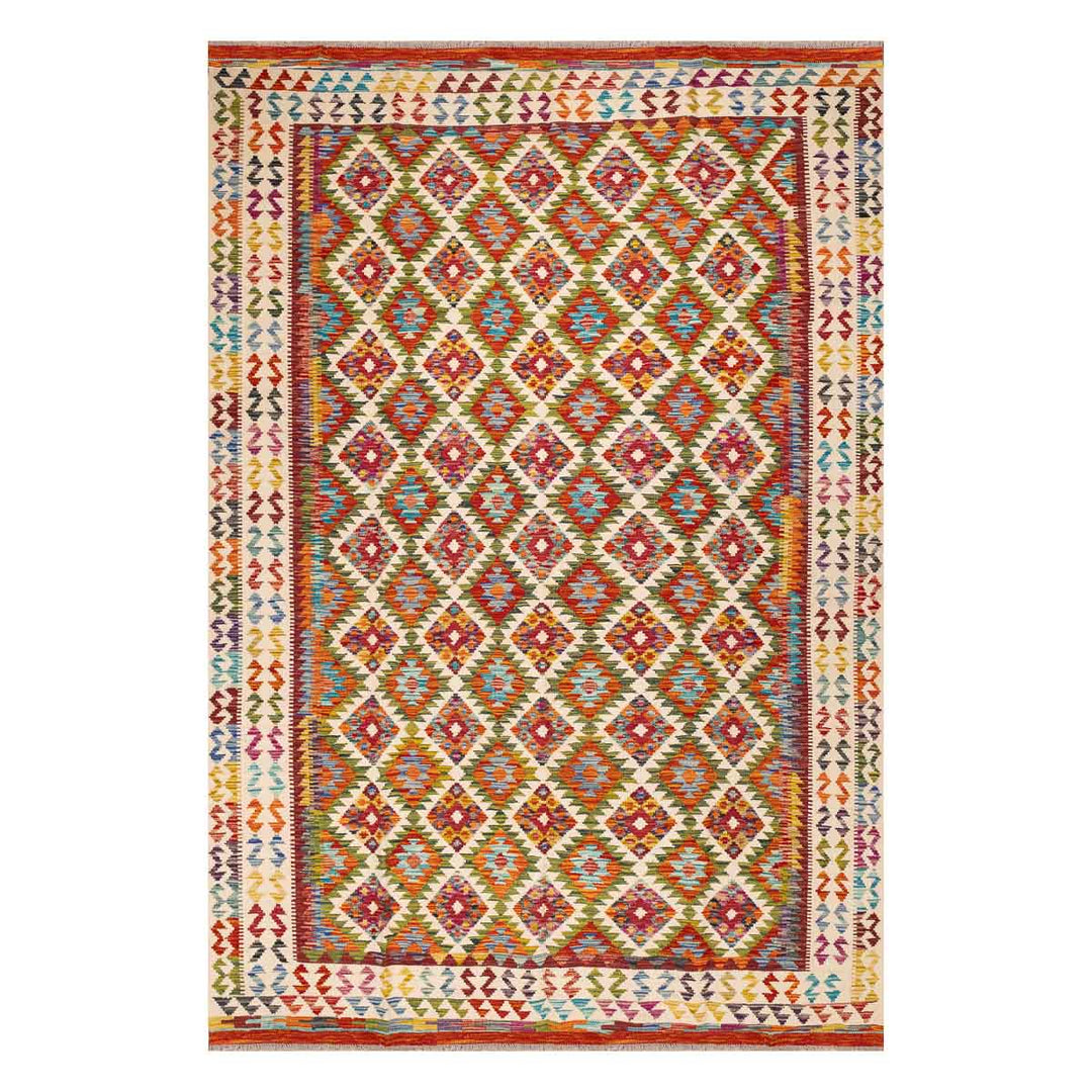 שטיח קילים אפגני 00 צבעוני 286*198