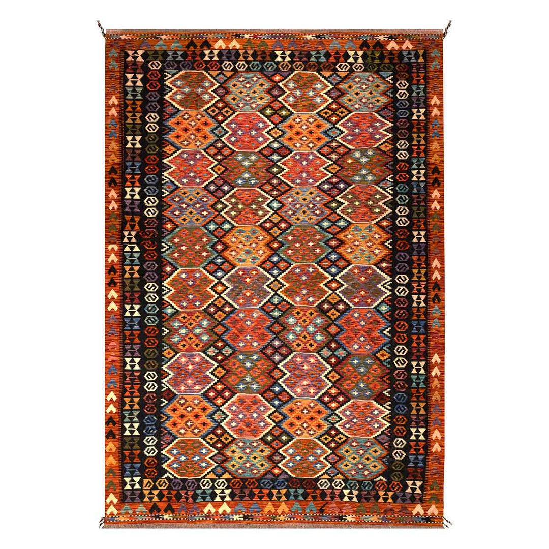 שטיח קילים אפגני 00 צבעוני 295*203