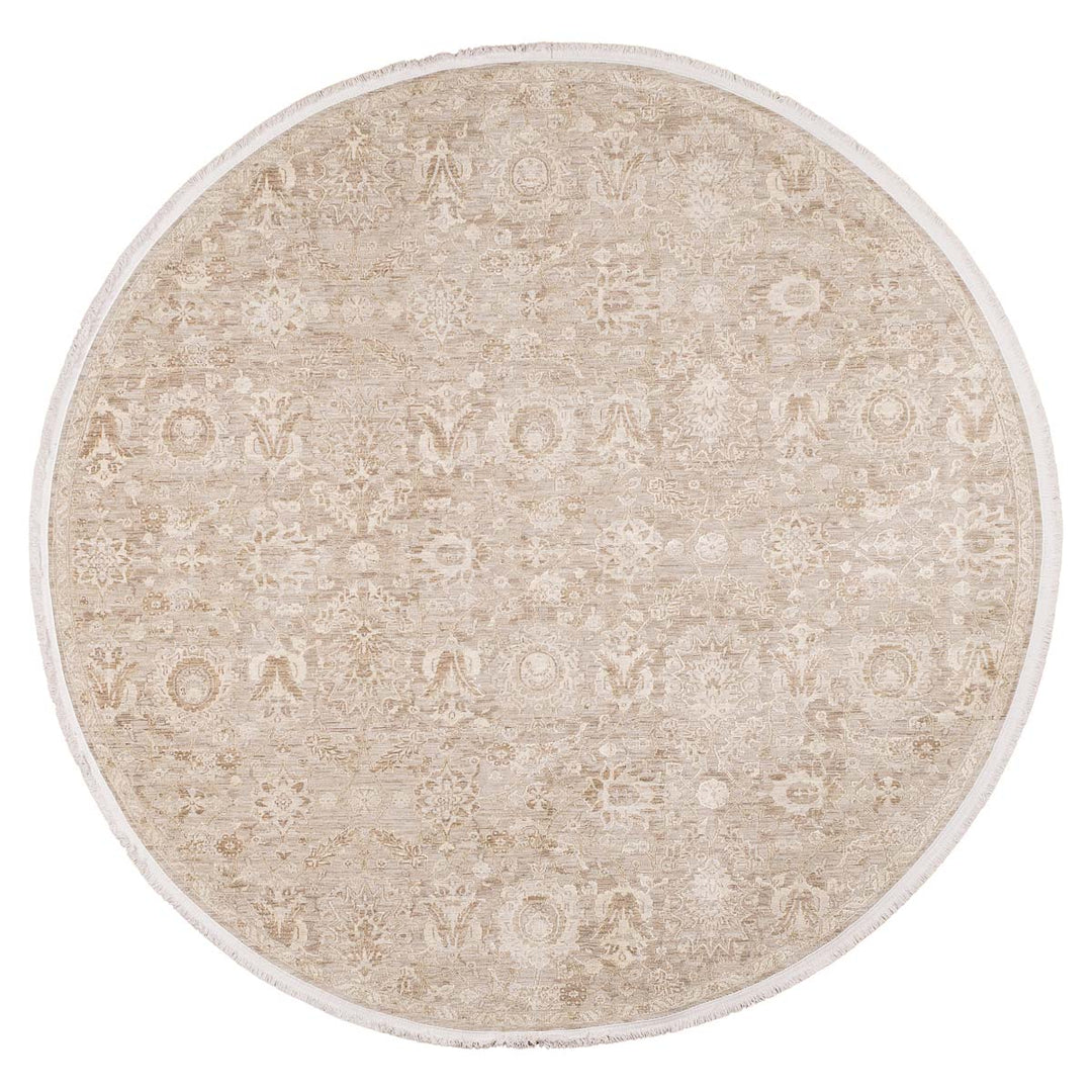 שטיח נול בוטיק 32 בז' עגול | Nool boutique