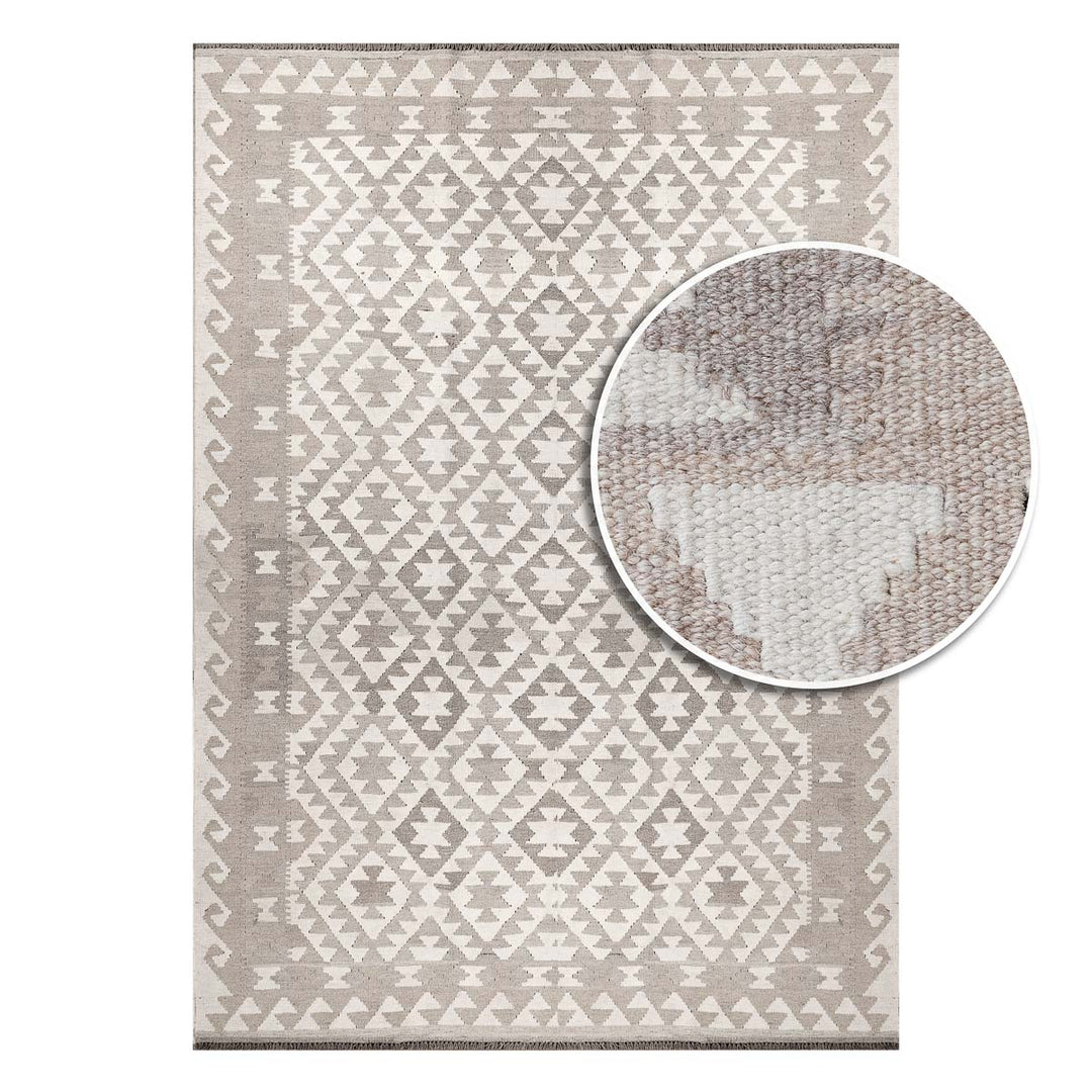 שטיח קילים ענתיק וואש 00 אפור\בז' 250*180