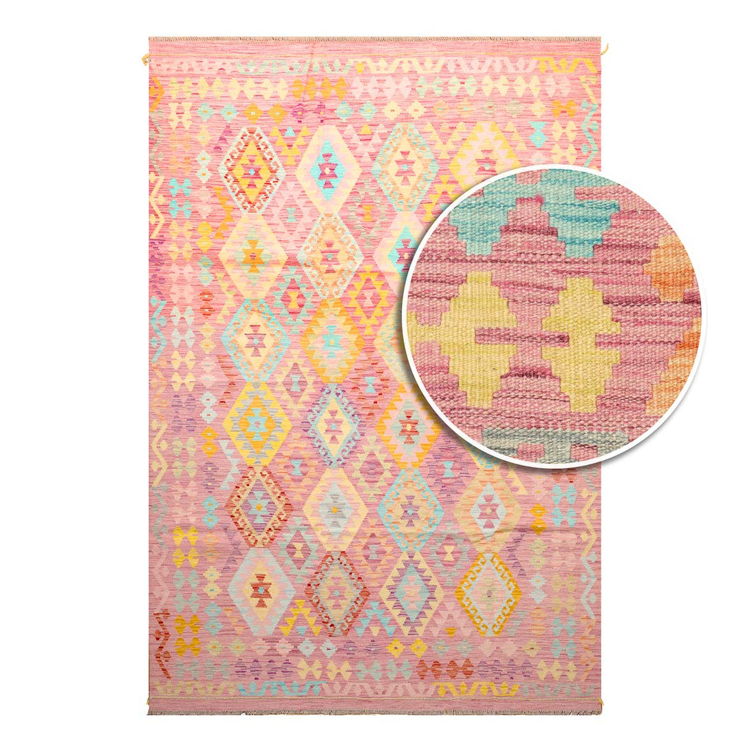 שטיח קילים אפגני 00 סגול 298*206